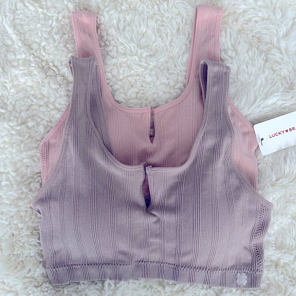 NWT 2pk Lucky Brand Knit Bras